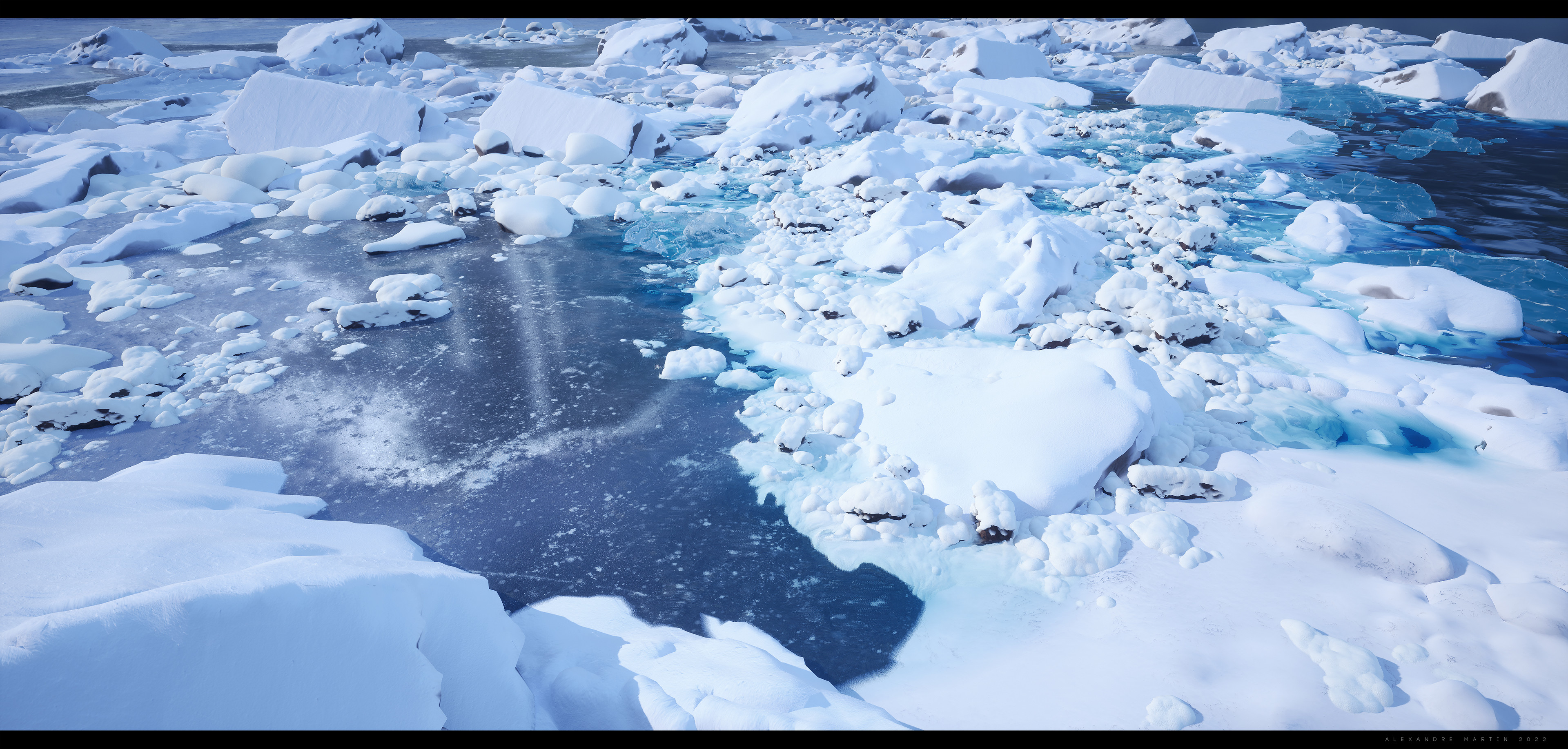 Montagnes panoramique UE5 — Alexandre Martin