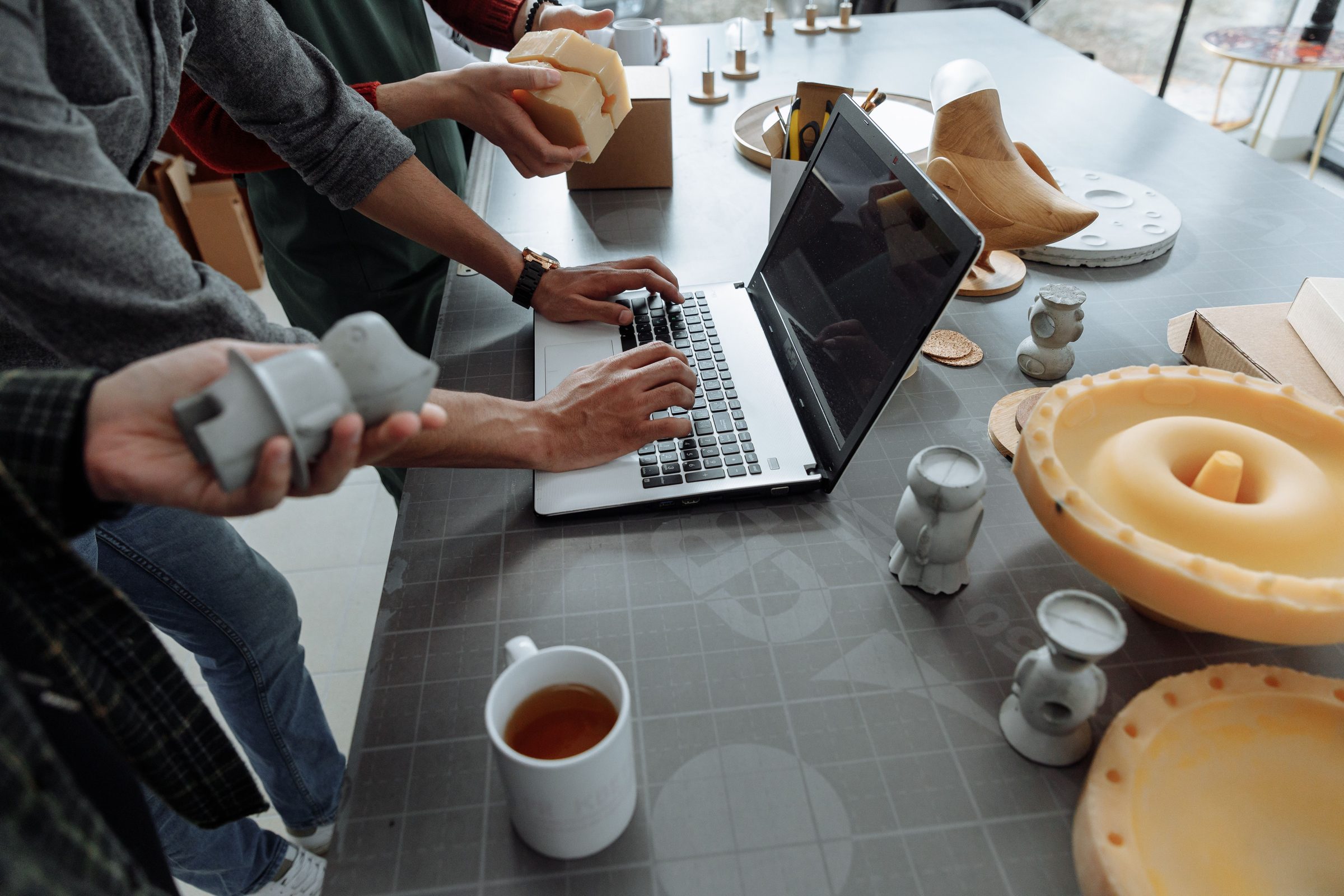 Atelier de formation — travail manuel et 3D