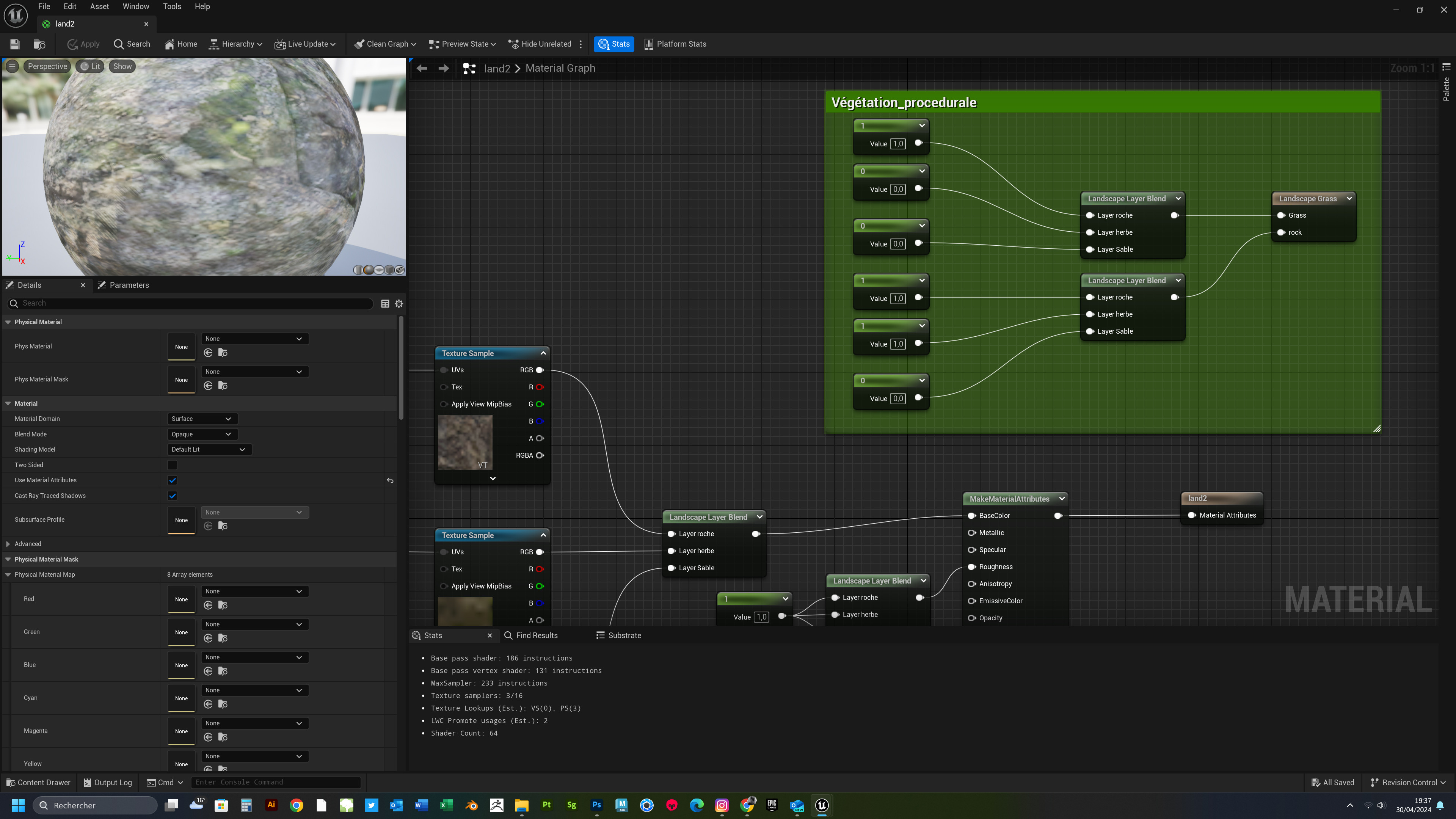 Blueprint material UE5 — Alexandre Martin